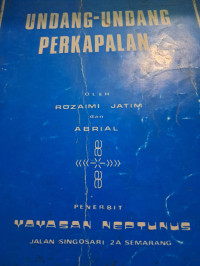 Image of UNDANG UNDANG PERKAPALAN